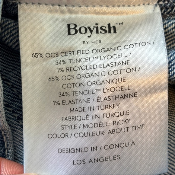 Boyish The Ricky High Rise Exposed Button Front Flare Leg Jeans Size 27 - Picture 9 of 14